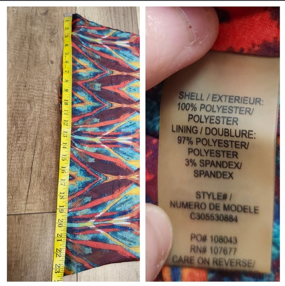 Alice + Olivia Rhi Tiered Hem Tank Dress Tribal Diamond  boho mini slip dress S - Picture 14 of 17